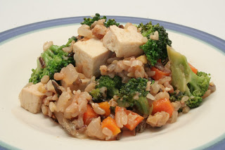 Sesame Vegetables w/ Rice and Tofu