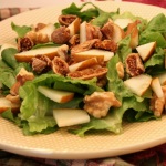 Fig-Pear Walnut Salad