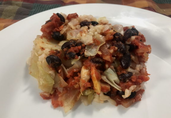 Cabbage and Rice Casserole