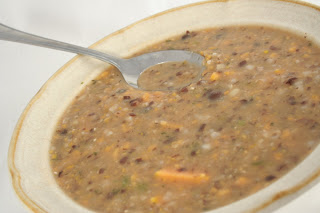 Rice, Bean, and Sweet Potato Soup