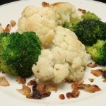 Pan-Roasted Broccoli & Cauliflower