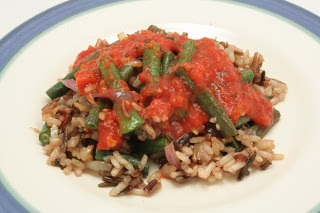 Chinese Long Beans and Wild Rice