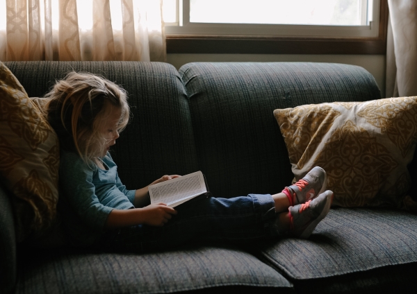 Little Girl Reading