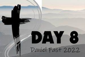 Day 8 - 2022 Daniel Fast